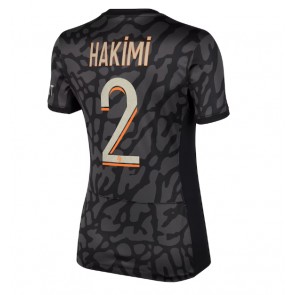 Paris Saint-Germain Achraf Hakimi #2 Tredje Tröja Dam 2023-24 Kortärmad